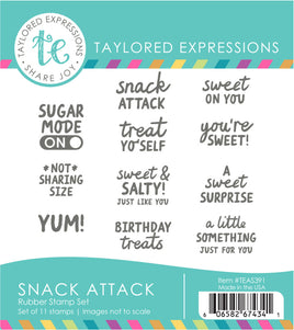 Snack Attack - Friendship 2 - Cling Stamp