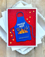 Grill & Chill Background - Cling Stamp