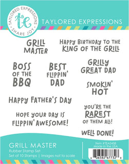 Grill Master - Cling Stamp