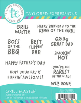 Grill Master - Cling Stamp