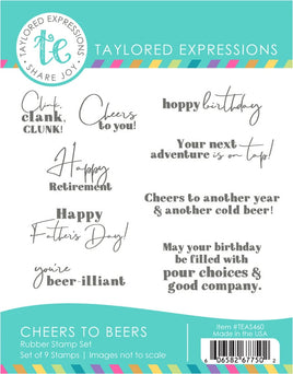 Cheers to Beers - Cling Stamp