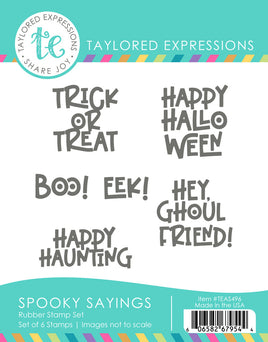 Spooky Sayings - Cling Stamp