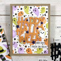 Bitty Strips - Halloween - Cling Stamp