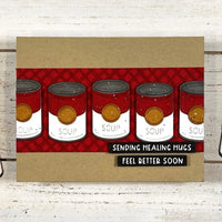 Cling Stamp, Mini Strips - Get Well