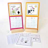 Square Tear-off Calendars, 2025 (Set of 10)