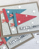 Shoutout Birthday - Embossing Folder