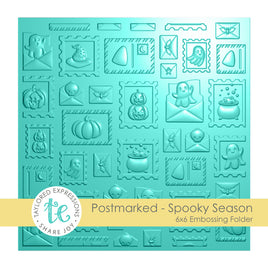 Postmarked Spooky Season - 3D Embossing Folder
