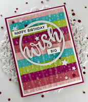 Birthday Blowout -  3D Embossing Folder