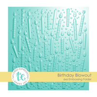 Birthday Blowout -  3D Embossing Folder