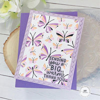 Fluttering Friends -  3D Embossing Folder