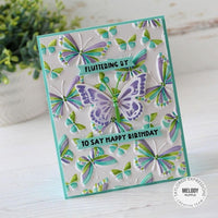 Fluttering Friends -  3D Embossing Folder