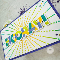 Bursting Dots - Embossing Folder