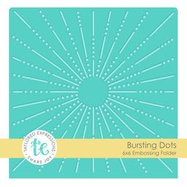 Bursting Dots - Embossing Folder