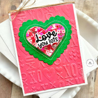 XOXO - 3D Embossing Folder