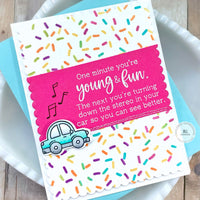 Snarky Birthday - Cling Stamp, The Inside Scoop
