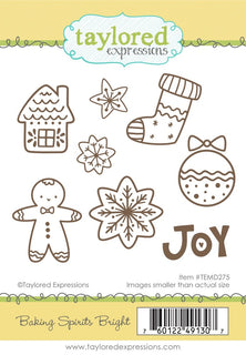 Baking Spirits Bright - Clear Stamp
