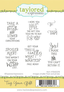 Tag Your Gift - Clear Stamp