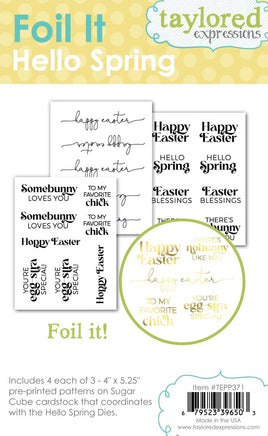 Hello Spring - Foil It