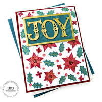 Scattered Holiday Blooms - Foil It