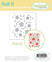 Scattered Holiday Blooms - Foil It