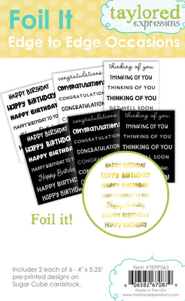 Edge to Edge Occasions - Foil It