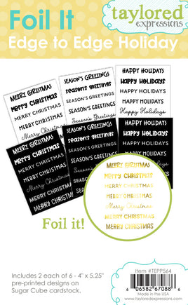 Edge to Edge Holiday - Foil It