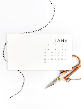 Landscape Desk Calendar, 2027