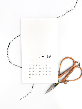 Portrait Desk Calendar, 2027