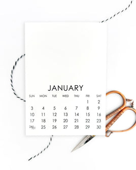 5X7 Calendar, 2027