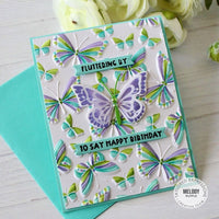 Fluttering Friends - Layering Stencil