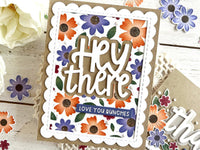 Scattered Blooms - Layering Stencil