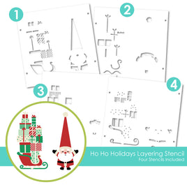 Ho Ho Holidays - Layering Stencil