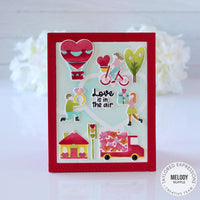 Around Town - Love - Layering Stencil