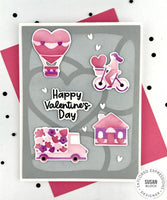 Around Town - Love - Layering Stencil