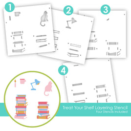Treat Your Shelf - Layering Stencil
