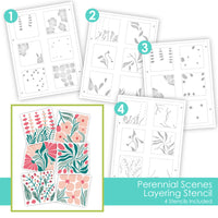 Perennial Scenes - Layering Stencil
