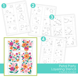 Petal Party - Layering Stencil