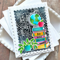 Treat Your Shelf - Back to School - Layering Stencil & Die Combo
