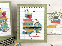 Treat Your Shelf - Back to School - Layering Stencil & Die Combo