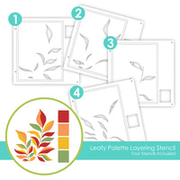 Leafy Palette - Layering Stencil