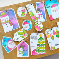 Simple Tags Christmas - Create-in-Quads Layering Stencil