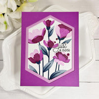 Timeless Blooms - Create-in-Quads Layering Stencil