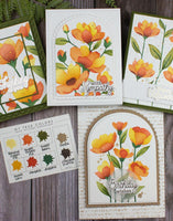 Timeless Blooms - Create-in-Quads Layering Stencil