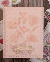 Timeless Blooms - Create-in-Quads Layering Stencil