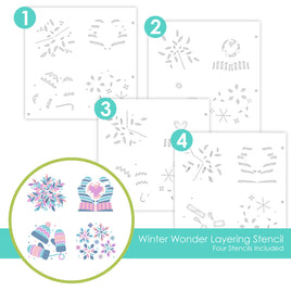 Winter Wonder - Layering Stencil