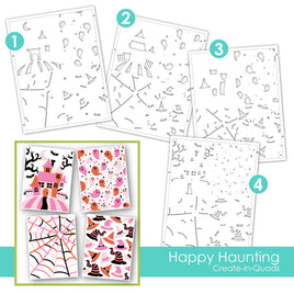 Happy Haunting - Create-in-Quads Layering Stencil