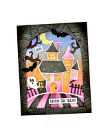 Happy Haunting House - Stencil Mask, Create-in-Quads