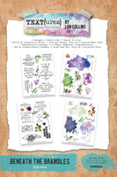 TEXT{ures} Beneath the Brambles 6in x 8in Rub-On Transfer Set