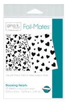 Blooming Hearts (10 Sheets) - Gina K. Designs Foil-Mates Remix, 4.25" x 5.5"