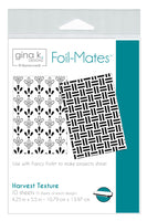 Harvest Texture (10 Sheets) - Gina K. Designs Foil-Mates Remix, 4.25" x 5.5"